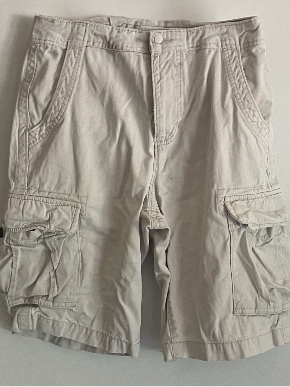 Cargo Light Cream Men's Cargo Shorts